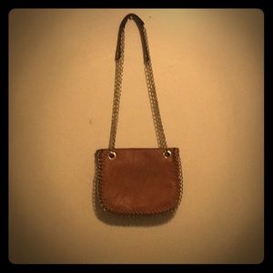 Gold chain purse